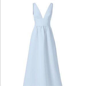 Amsale Ice Blue Bobbi Bridesmaids Dress